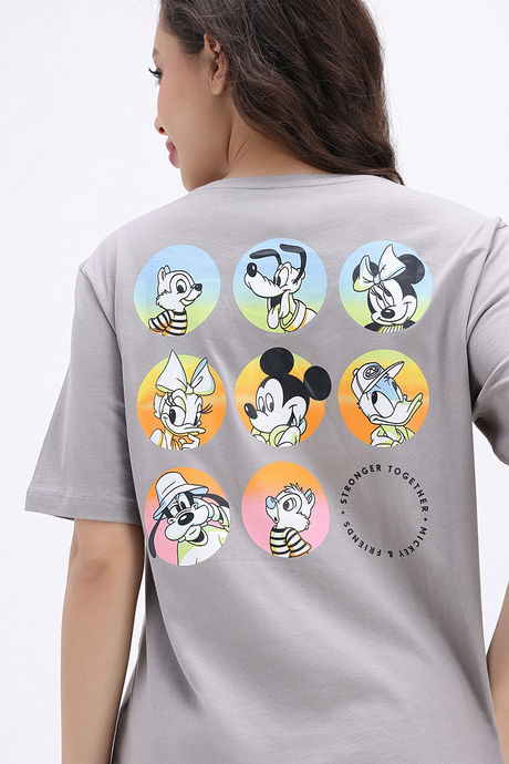 Zivame Disney Knit Cotton Loungewear Set - Black Beauty — image 6